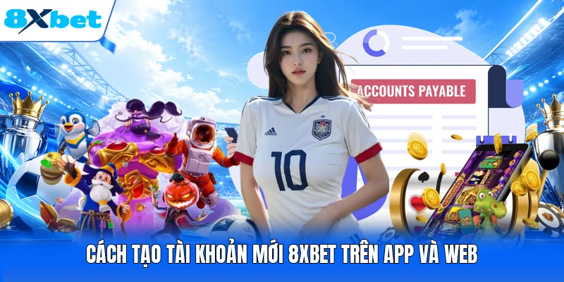 Cách tạo tài khoản mới 8XBET trên app và web